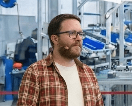 Nick O'Leary presenting